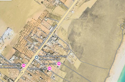 À vendre : terrain constructible de 500 m² à Yasmine Hammamet